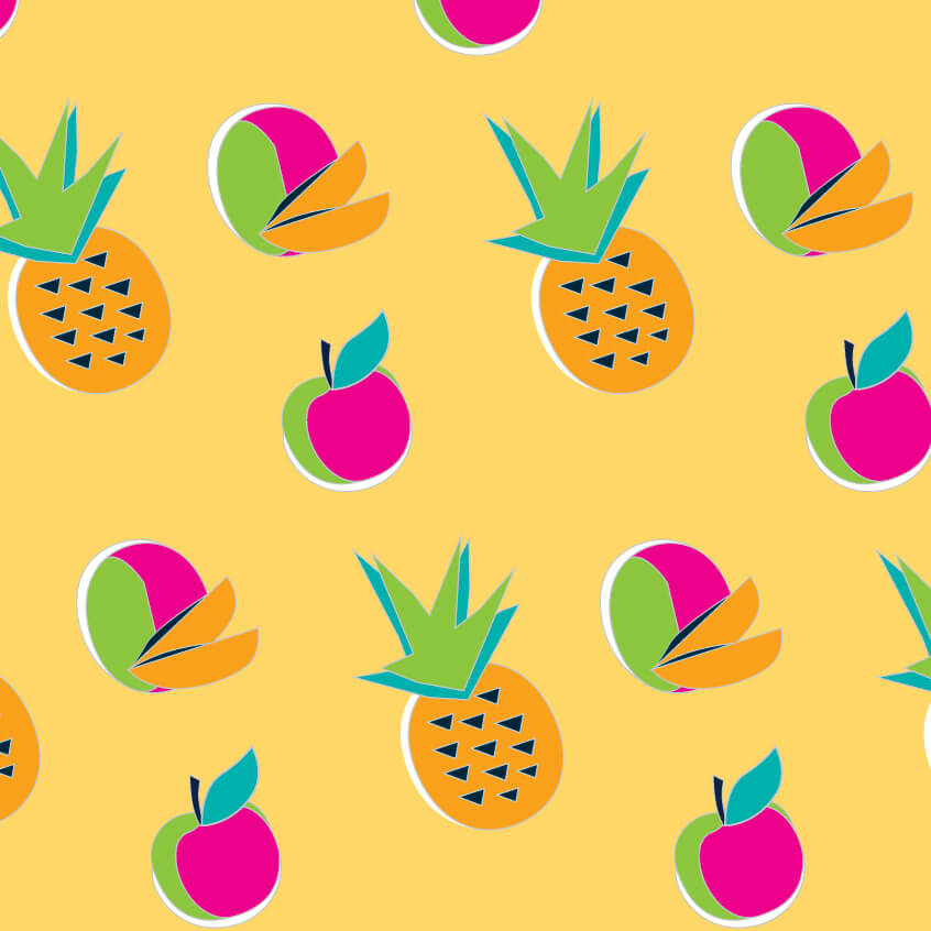 BAHA Breeze Mango Juice Drink Pattern